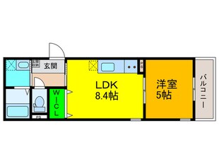 仮）モンタージュ鳳駅前の物件間取画像